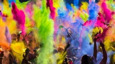 مهرجان الألوان (الهولي) جو من الفرح والبهجة