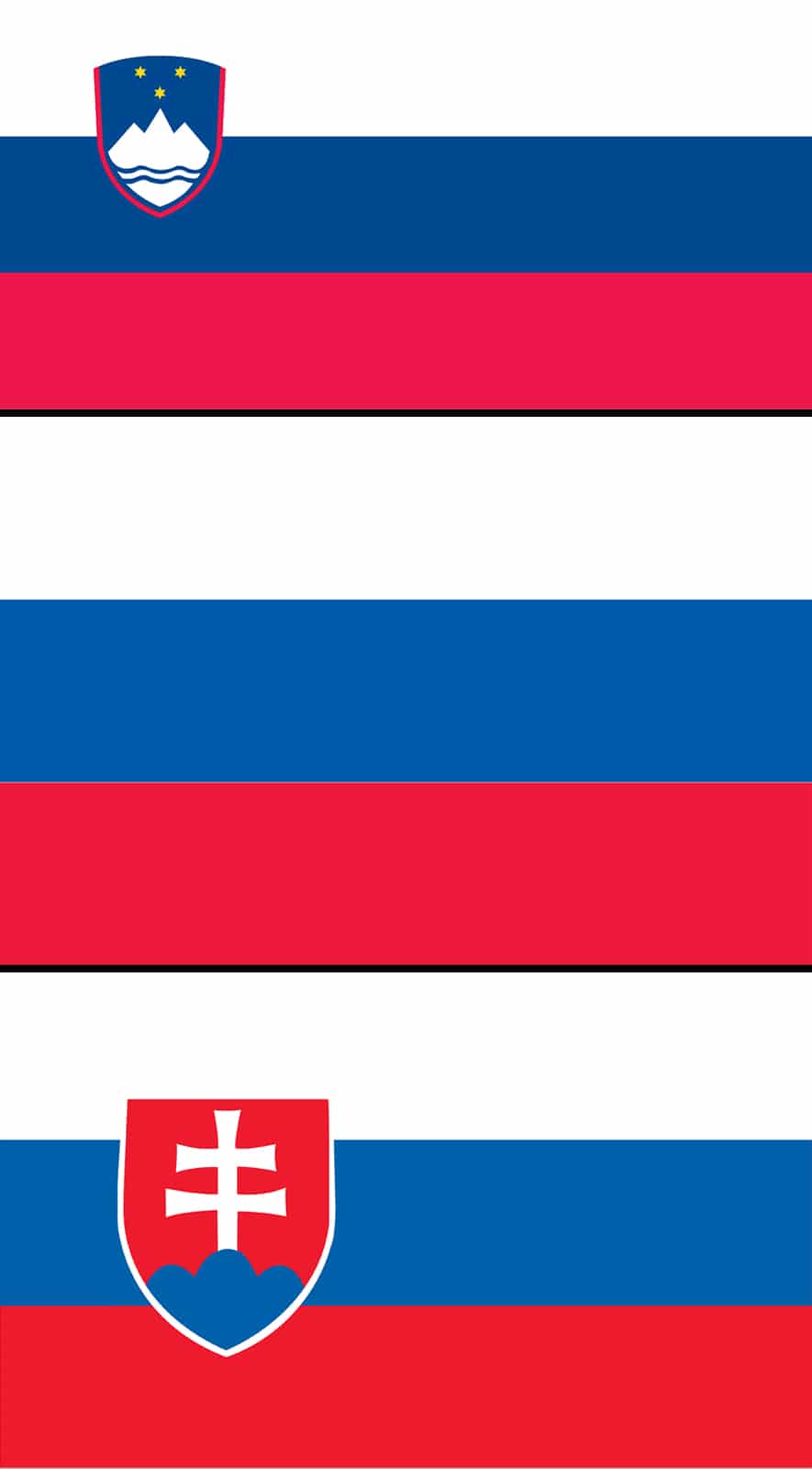 روسيا وسلوفانيا وسلوفاكيا