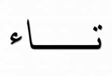 كلمات تنتهي بحرف التاء المربوطة