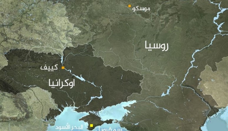 خريطة أوكرانيا