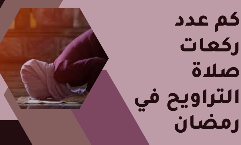 كم عدد ركعات صلاة التراويح في رمضان