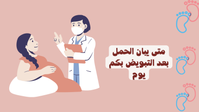 متى يبان الحمل بعد التبويض بكم يوم