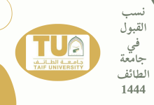 نسب القبول في جامعة الطائف 1444
