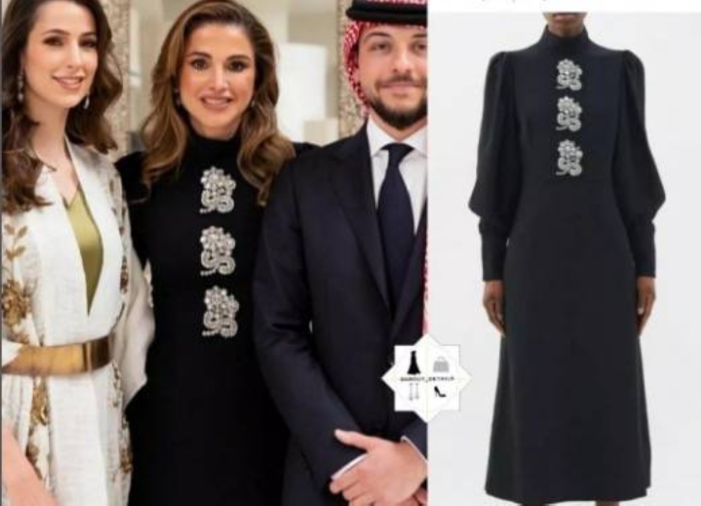 صور فستان الملكة رانيا