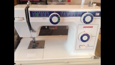 طريقة استخدام ماكينة الخياطة janome